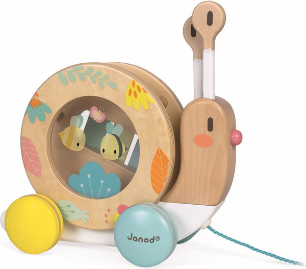 Изображение товара Игрушка-каталка Janod Улитка J05159