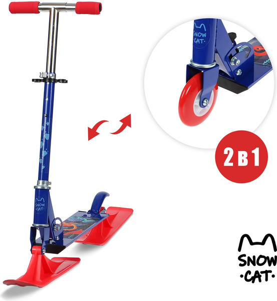 Изображение товара Самокат-снегокат Snow Cat 2 в 1 / 9687195