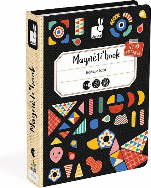 Изображение товара Развивающая игра Janod Книга-игра Мозаика в геометрии магнитная J02720