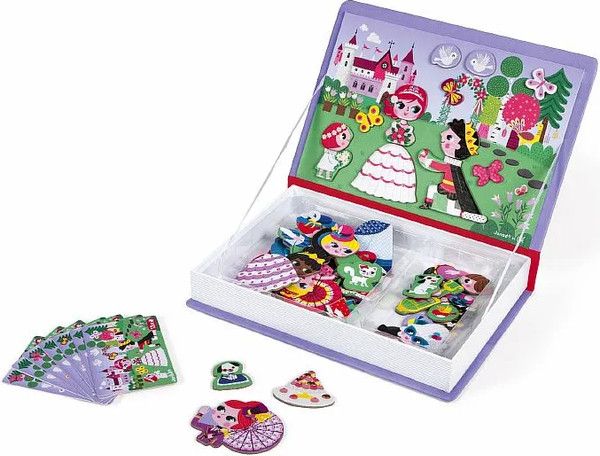 Изображение товара Развивающий игровой набор Janod Книга-игра Принцессы магнитная J02725