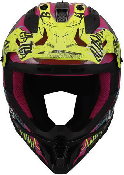 Изображение товара Мотошлем LS2 MX708 Fast 2 Gorilla (L, Purple H-V Yellow)