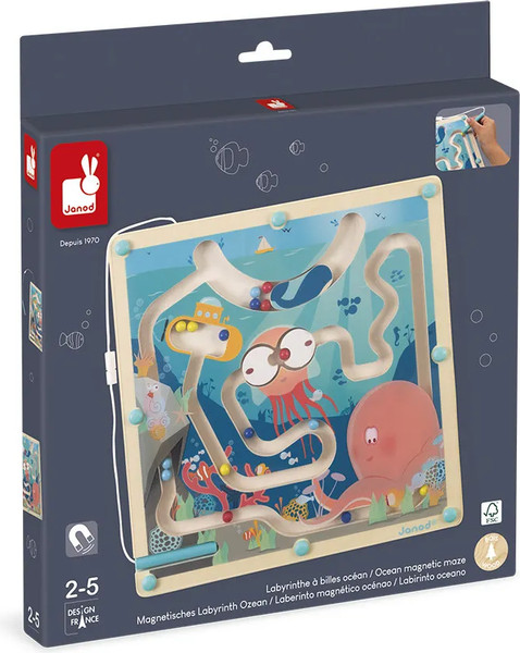 Изображение товара Развивающая игрушка Janod Игра-лабиринт Океан J05312