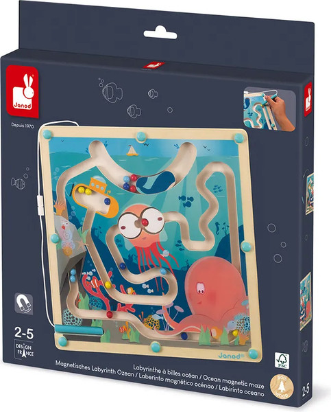 Изображение товара Развивающая игрушка Janod Игра-лабиринт Океан J05312