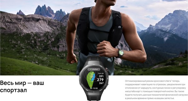 Изображение товара Умные часы Huawei Watch GT 5 Pro 46mm VLI-B29 / 55020DGH (черный ремешок)