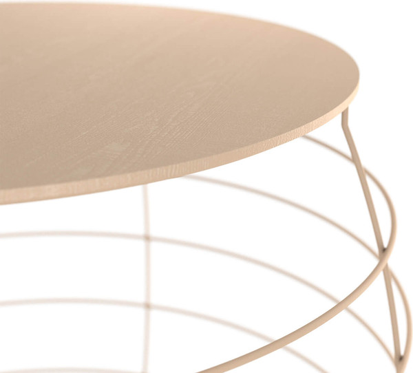 Изображение товара Журнальный столик Sheffilton SHT-CT77 (ассаль/кофейный МДФ/металл)