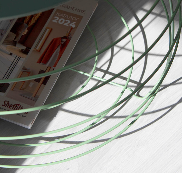 Изображение товара Журнальный столик Sheffilton SHT-CT77 (бразо/мятный мдф/металл)