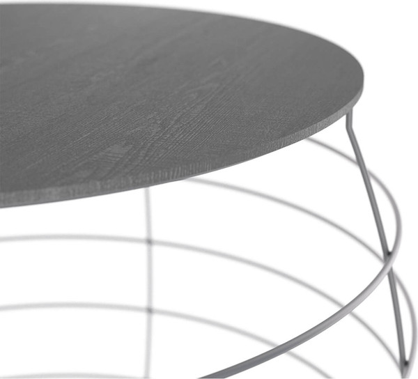 Изображение товара Журнальный столик Sheffilton SHT-CT77 (каттара/графит муар МДФ/металл)