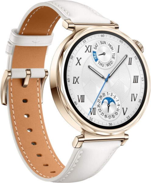 Изображение товара Умные часы Huawei Watch GT 5 41mm JNA-B19 / 55020DHA (белый кожаный ремешок)