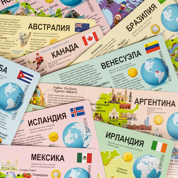 Изображение товара Развивающая игра Bondibon Мой первый путеводитель. Страны мира / ВВ5977