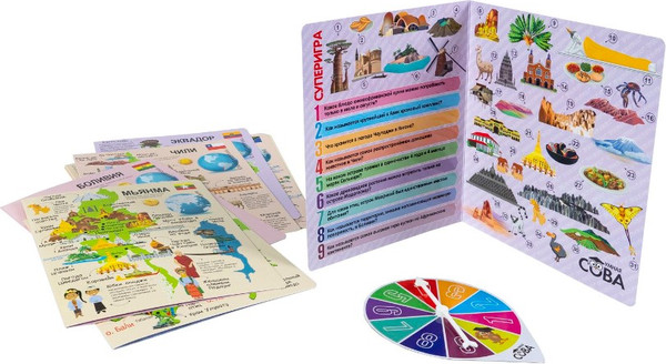 Изображение товара Развивающая игра Bondibon Мой первый путеводитель. Экзотические страны / ВВ5978