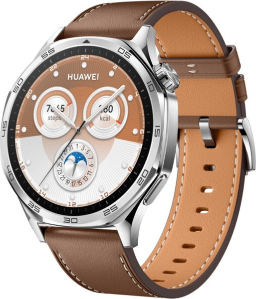 Изображение товара Умные часы Huawei Watch GT 5 46mm VLI-B19 / 55020DGK (коричневый ремешок)