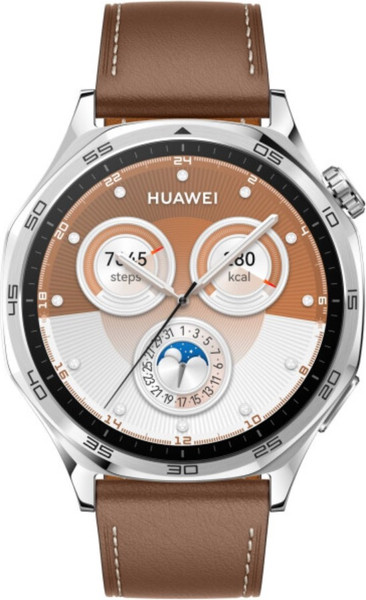 Изображение товара Умные часы Huawei Watch GT 5 46mm VLI-B19 / 55020DGK (коричневый ремешок)
