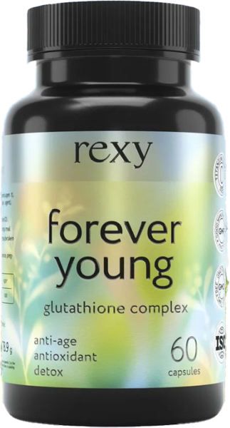Изображение товара Комплексная пищевая добавка Rexy Forever Young Антиоксидантный комплекс (60x33г)