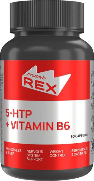 Изображение товара Аминокислота 5-HTP Rexy В6 Биокапс 64.8г (90капсул)