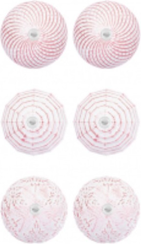 Изображение товара Набор шаров новогодних Elan Gallery Винтаж С эффектом старины / 970128 (розовый)