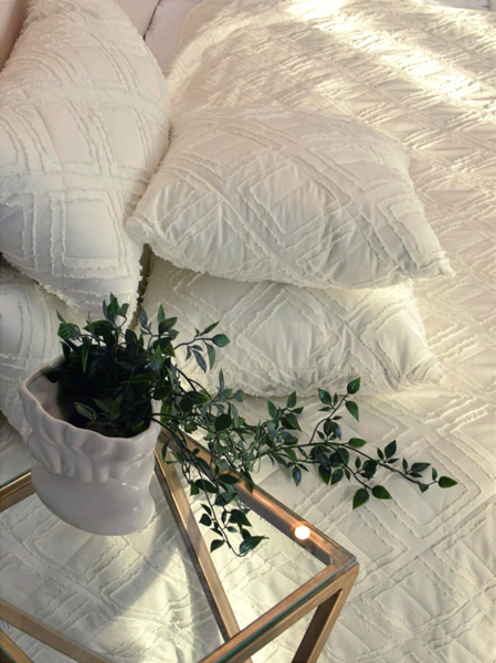 Изображение товара Покрывало Файбертек Shaggy Milk П.240x210