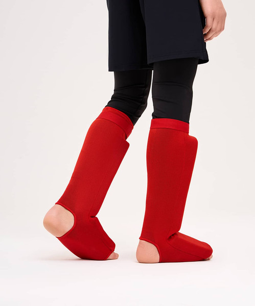 Изображение товара Защита голень-стопа для единоборств Insane Protegat / IN24-SG200-K (XXS, красный)