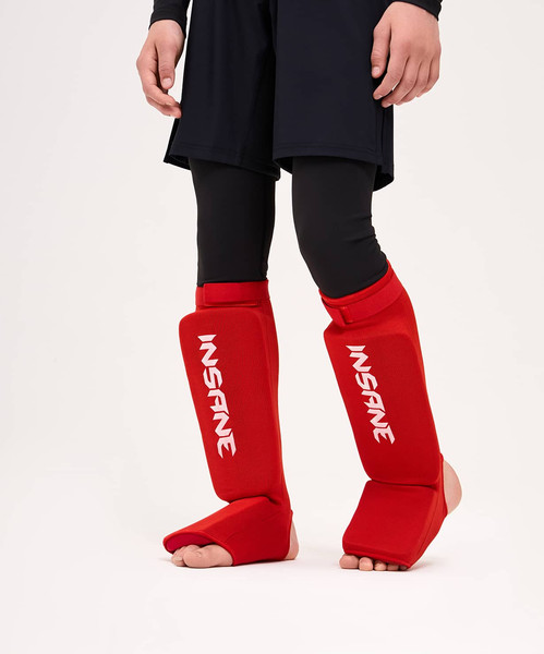 Изображение товара Защита голень-стопа для единоборств Insane Protegat / IN24-SG200 (XL, красный)