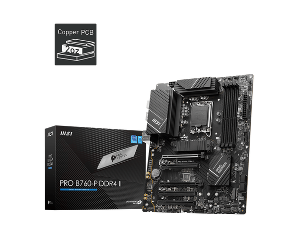 Изображение товара Материнская плата MSI Pro B760-P DDR4 II