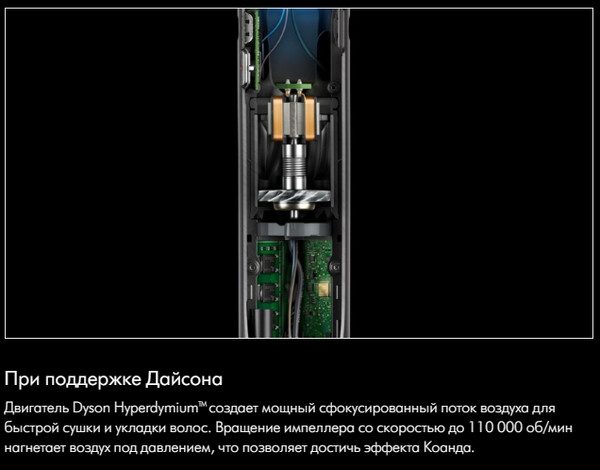 Изображение товара Фен Dyson SS R HD18 / 522266-01 (Vinca Blue/Topaz Orange)