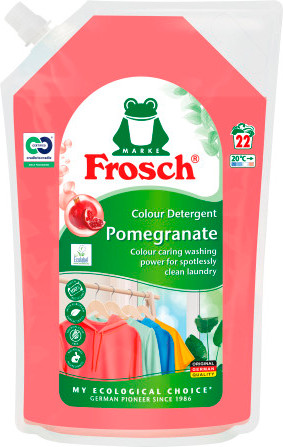 Изображение товара Гель для стирки Frosch Гранат (1.5л, дойпак)