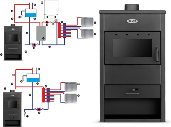 Изображение товара Печь-камин Blist Padova E