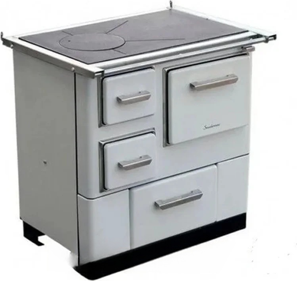 Изображение товара Печь отопительно-варочная MBS MBS-3ED-N DP правый (белый)