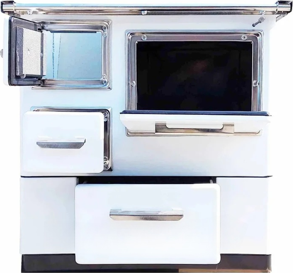 Изображение товара Печь отопительно-варочная MBS MBS-3ED-N DP правый (белый)