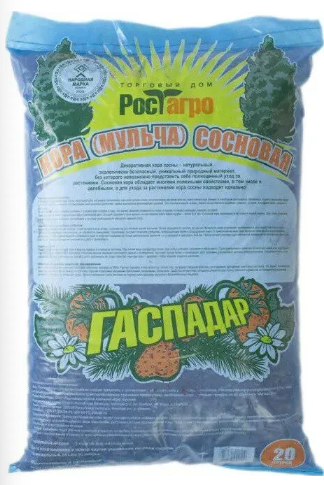 Изображение товара Мульча для растений Гаспадар Кора Мульча сосновая (20л)
