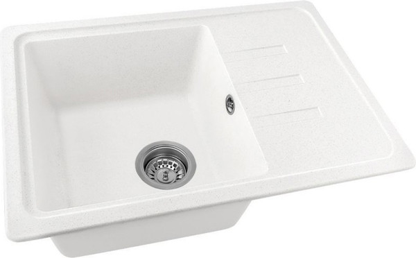Изображение товара Мойка кухонная Saniteco Rosa (белый)