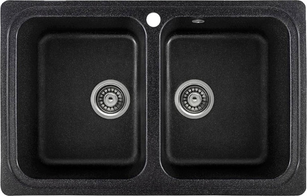 Изображение товара Мойка кухонная Saniteco Vetus (черный)