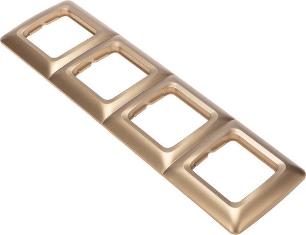 Изображение товара Рамка для выключателей и розеток Kranz KR-78-0318 (золото)