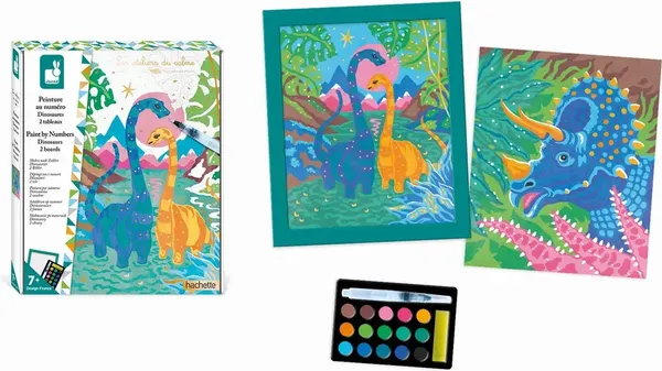 Изображение товара Картина по номерам Janod Hachette Динозавры J07982