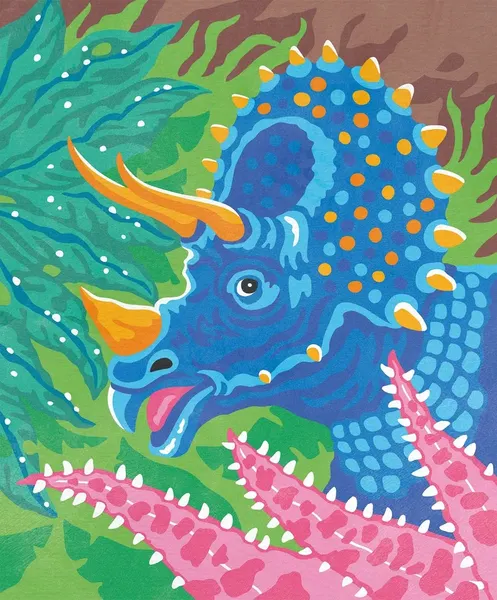 Изображение товара Картина по номерам Janod Hachette Динозавры J07982