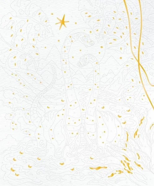 Изображение товара Картина по номерам Janod Hachette Динозавры J07982