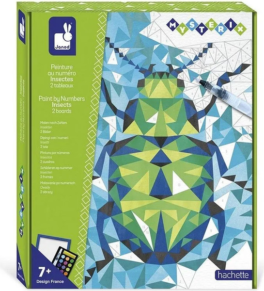 Изображение товара Картина по номерам Janod Hachette Насекомые J07980