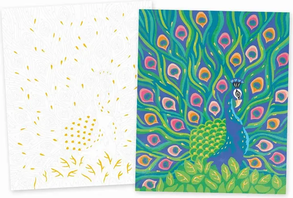 Изображение товара Картина по номерам Janod Hachette Удивительные птицы J07986