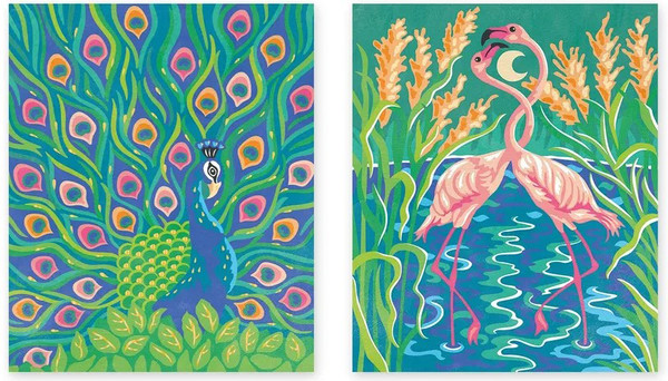 Изображение товара Картина по номерам Janod Hachette Удивительные птицы J07986