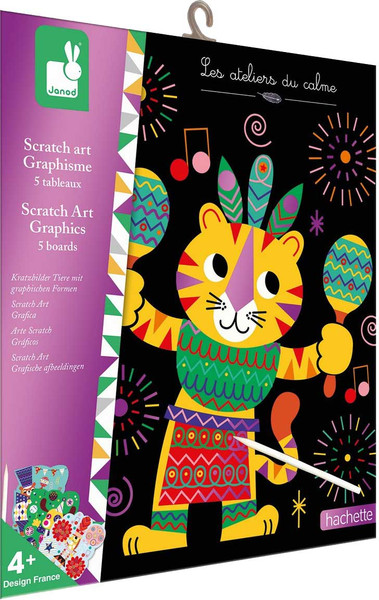 Изображение товара Набор гравюр Janod Животные рисуем J07963