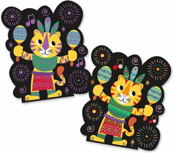 Изображение товара Набор гравюр Janod Животные рисуем J07963