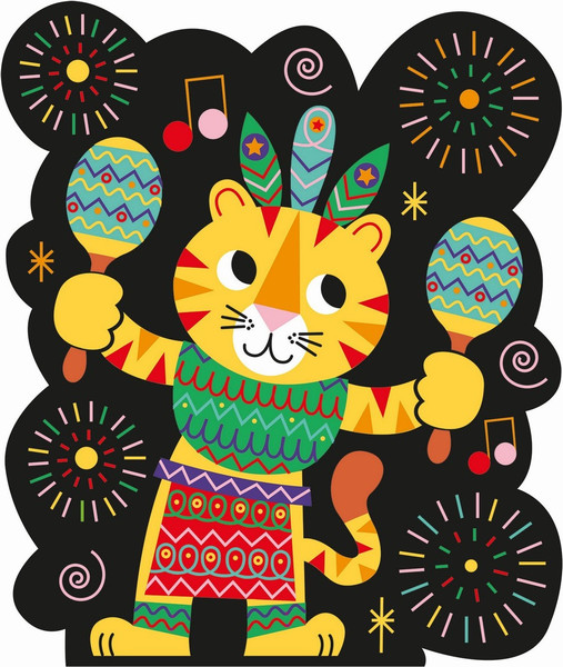 Изображение товара Набор гравюр Janod Животные рисуем J07963