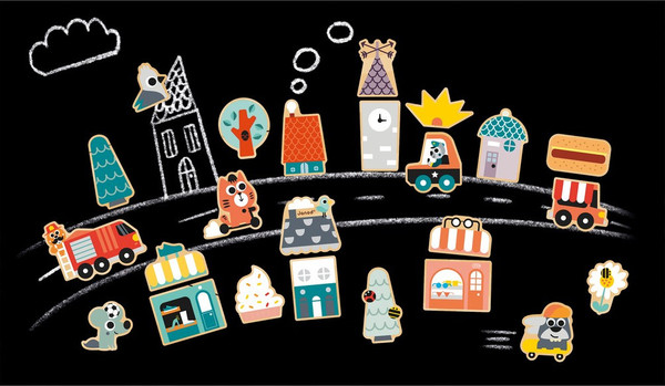 Изображение товара Развивающий игровой набор Janod Город J09642