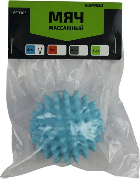 Изображение товара Массажный мяч Espado ES3303 (6см, голубой)