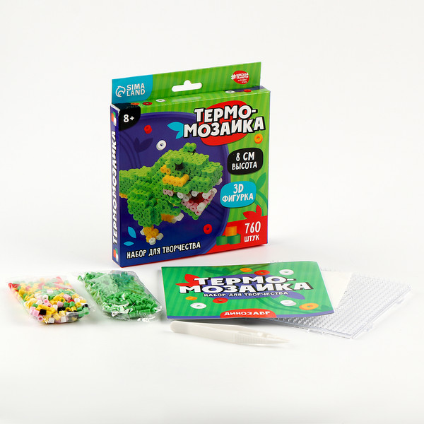 Изображение товара Развивающая игра Школа талантов Термомозаика. Дино / 10494614