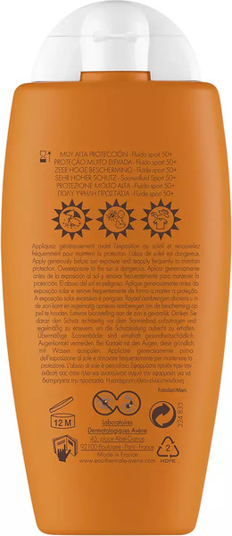 Изображение товара Флюид солнцезащитный Avene Sport SPF50+ (100мл)