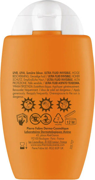 Изображение товара Флюид солнцезащитный Avene Ультралегкий невидимый SPF50 (50мл)