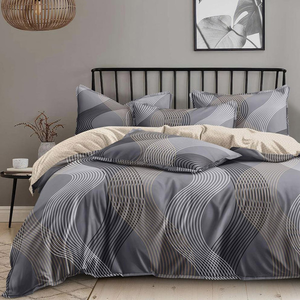 Изображение товара Комплект постельного белья Alleri Поплин Luxe Евро / П-336