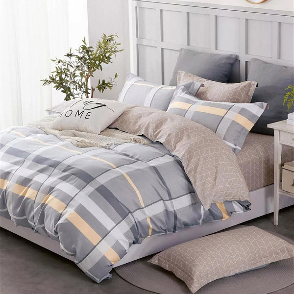 Изображение товара Комплект постельного белья Alleri Поплин Luxe Евро / П-335