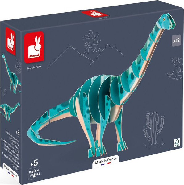 Изображение товара 3D-пазл Janod Диплодок J05840