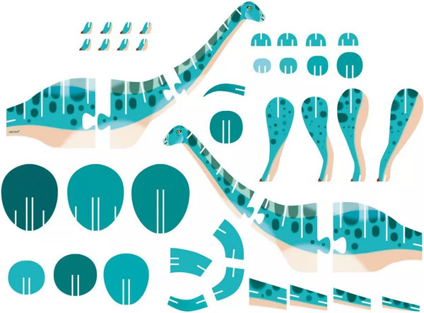 Изображение товара 3D-пазл Janod Диплодок J05840